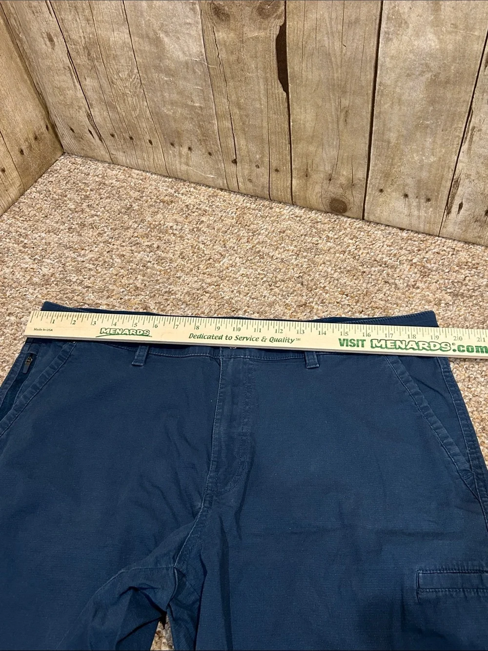 Weatherproof Men's Navy Cargo Shorts